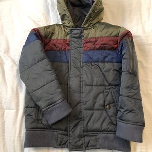 Gymboree boys puffer - size small (5-6)